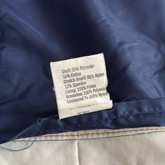 Levi's Vtg 70s Ski Bib Denim Blue Jean Snow Suit Overalls Apres Womens 10/12 - Picture 10 of 16